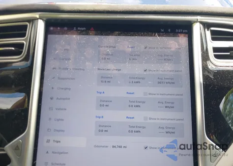 2015 Tesla Model S 70D/85D/P85D z USA, uszkodzony, nr VIN 5YJSA1S28FF091877